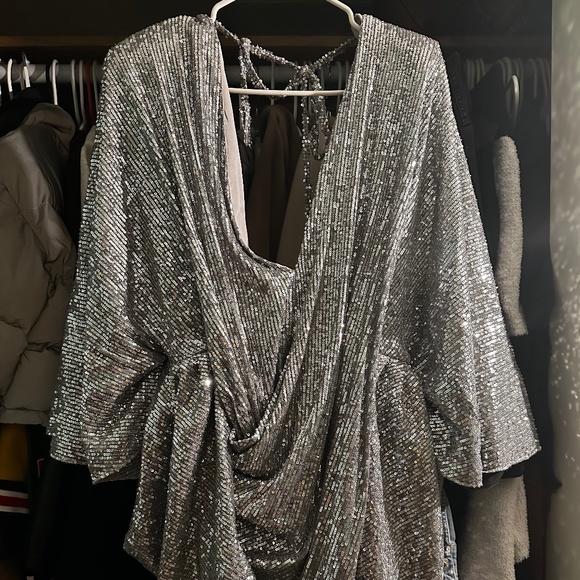 Ellae Lisque Center of Attention Sequins Dress size XL - Picture 4 of 8